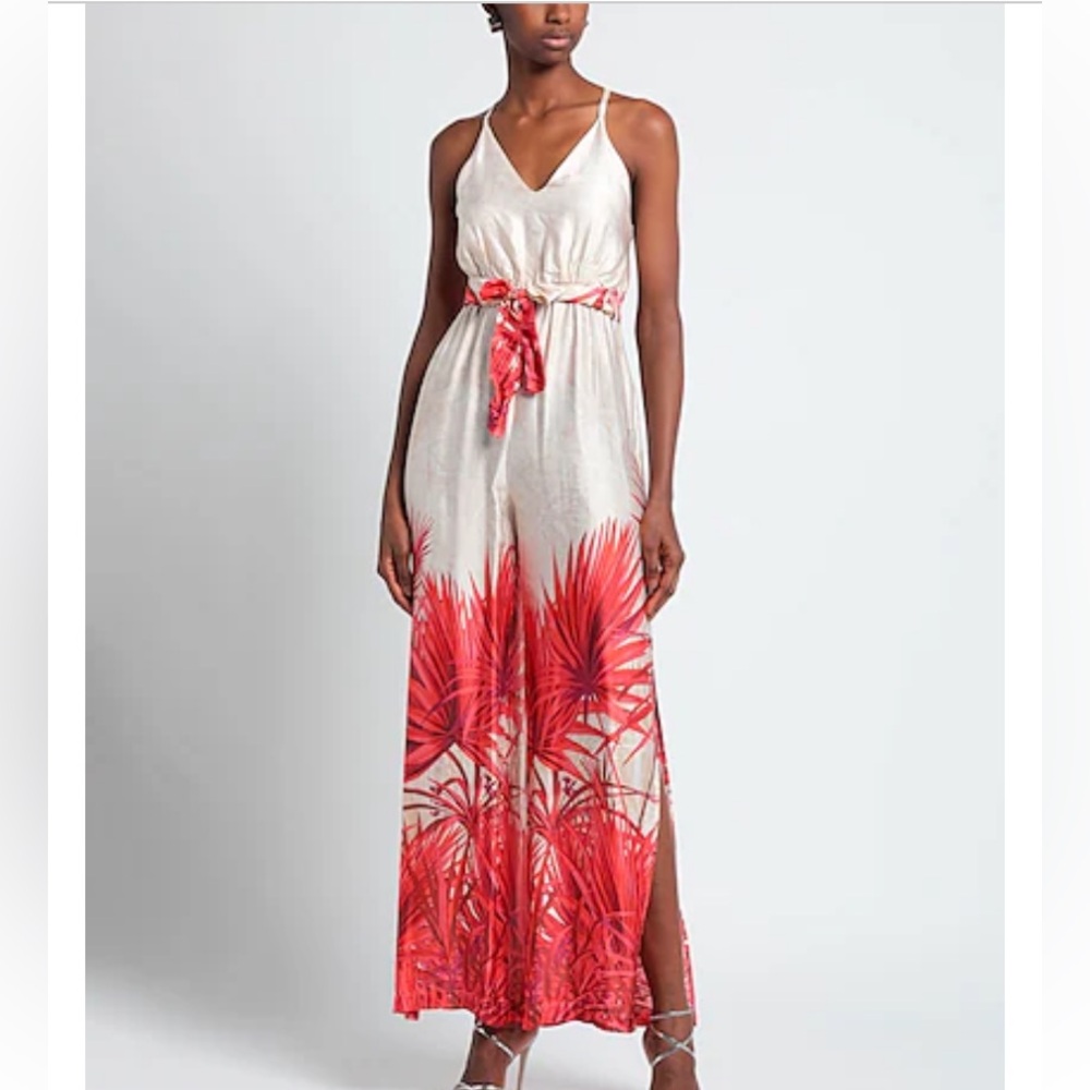 KAOS Italy Elegant Floral Pantsuit 40 US Small